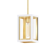 Neoclass 7" Wide Outdoor Mini Pendant with Clear Glass Shade