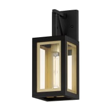 Neoclass 16" Tall Outdoor Wall Sconce with Clear Glass Shade