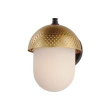 Perf Outdoor 11" Tall Outdoor Wall Sconce