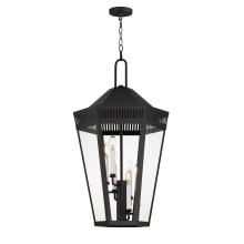 Oxford 6 Light 17" Wide Outdoor Taper Candle Pendant