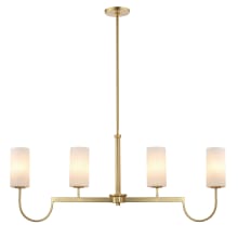 Town and Country 4 Light 43" Wide Linear Chandelier