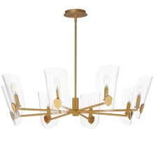 Armory 8 Light 36" Wide Taper Candle Style Chandelier