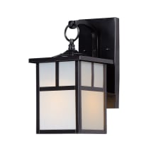 Coldwater Single Light 12" Tall Outdoor Wall Sconce with Glass Square Shade