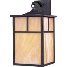 Coldwater Single Light 16" Tall Outdoor Wall Sconce with Glass Square Shade