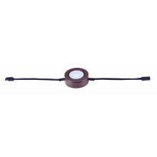 CounterMax Single Light 2 3/4" Wide LED Puck Light with Connecting Cord