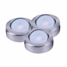 CounterMax (3) Single Light 2 3/4" Wide LED Puck Lights