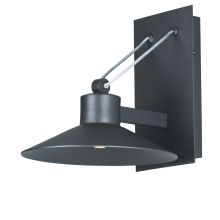 Civic 10" LED Wall Sconce with Steel Cable and Metal Cone Shade