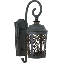 Whisper Dark Sky LED 24-1/2" Tall Integrated LED Outdoor Wall Sconce with Metal Lantern Shade
