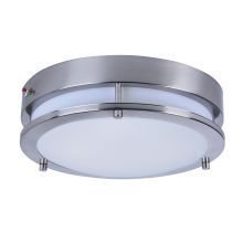 Linear 11" Wide LED Ceiling Light with Emergency Battery Backup