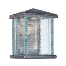 Triumph LED 9-3/4" Tall Integrated LED Outdoor Wall Sconce with Glass Square Shade