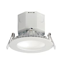 Cove LED Canless Recessed Fixture 4" Open Recessed Trim - IC Rated and Airtight - 3000K