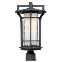 Oakville 19" LED  Post Light with Water Glass