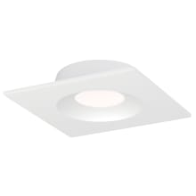 Crisp 4-1/2" Integrated LED Square Recessed Trim