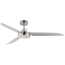 Ultra Slim 52" 3 Blade Indoor Ceiling Fan with Wall Control