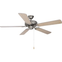 Basic-Max 52" 5 Blade Indoor Ceiling Fan with Remote Control