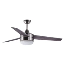 Basic-Max 52" 3 Blade Indoor Ceiling Fan - Light Kit Included