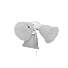 Basic-Max 3 Light 12" Diameter Ceiling Fan Light Kit with Wattage Limiter