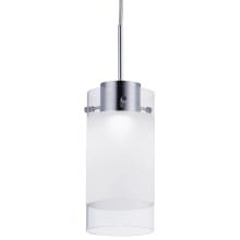 Scope 12" LED Frosted / Clear Glass Pendant