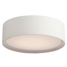 Prime 16" Wide LED Flush Mount Drum Ceiling Fixture with Shade