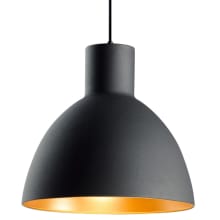 Cora Single Light 14" Wide Pendant with Metal Dome Shade