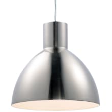 Cora Single Light 14" Wide Pendant with Metal Dome Shade