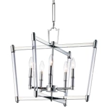 Lucent 5 Light 23" Wide Taper Candle Chandelier