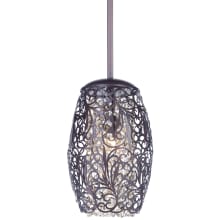 Arabesque 6" Wide Pendant with Metal Shade