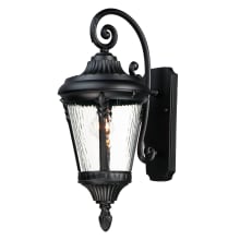 Sentry Single Light 22" Tall Outdoor Wall Sconce