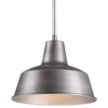 Pier M Single Light 8-1/4" Wide Outdoor Warehouse Pendant