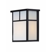 Coldwater Single Light 7-1/4" Tall Outdoor Wall Sconce with Glass Square Shade - ADA Compliant