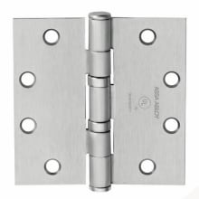 TA2314 Series 4" x 4" Standard Duty Ball Bearing Mortise Door Hinge with Removable Pin - Non Ferrous Single Hinge