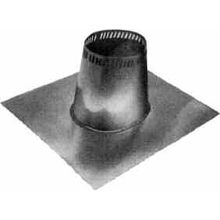 Sure-Temp 10" Class A Chimney Pipe Low Roof Flashing for 0/12 to 2/12 Roof Pitch