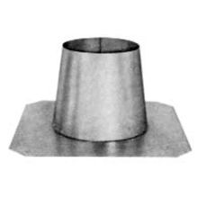 QC 14" Type B Gas Vent Tall Cone Flat Roof Flashing