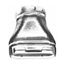 OV 4" Type B Gas Vent Oval to Round Adapter
