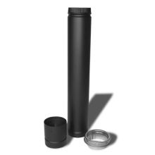 6" Inner Diameter - DSP Stove Pipe - Double Wall - Vertical Installation Kit with Telescopic Pipe Length