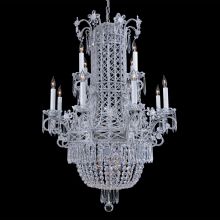 12 Light 2 Tier Crystal Chandelier from the Vintage Collection