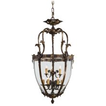 9 Light Lantern Pendant from the Foyer Collection