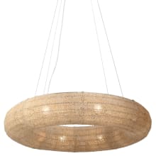 Copra 8 Light 36" Wide Ring Chandelier