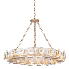 Niu 10 Light 35" Wide Crystal Pendant