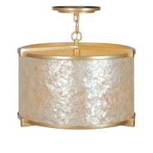 Sommers Bend 4 Light 17" Wide Semi-Flush Drum Ceiling Fixture