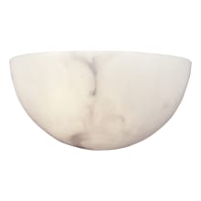6" Tall Wall Sconce with Alabaster Stone Shade