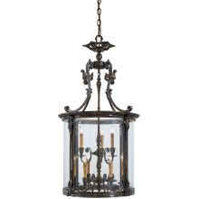 9 Light 27" Wide Large Single Foyer Pendant with Glass Shade from the Metropolitan Family Collection