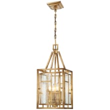Edgemont Park 4 Light 10" Wide Mini Chandelier with Clear Textured Glass