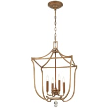 Magnolia Manor 4 Light 18" Wide Taper Candle Style Chandelier