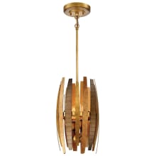 Manitou 4 Light 9-1/2" Wide Pendant with Vertical Bars