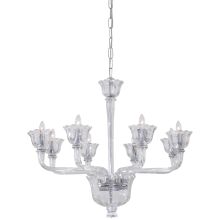 8 Light 28.5" Width 1 Tier Chandelier from the Metropolitan Collection