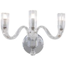 3 Light 12" Width Uplight Wall Sconce from the Metropolitan Collection