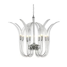 Cisne 8 Light 19" Wide Crystal Pendant