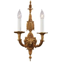 2 Light 12" Wide Wall Sconce from the Metropolitan Collection