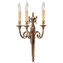 Metropolitan 3 Light 21" Tall Candle Style Wall Sconce